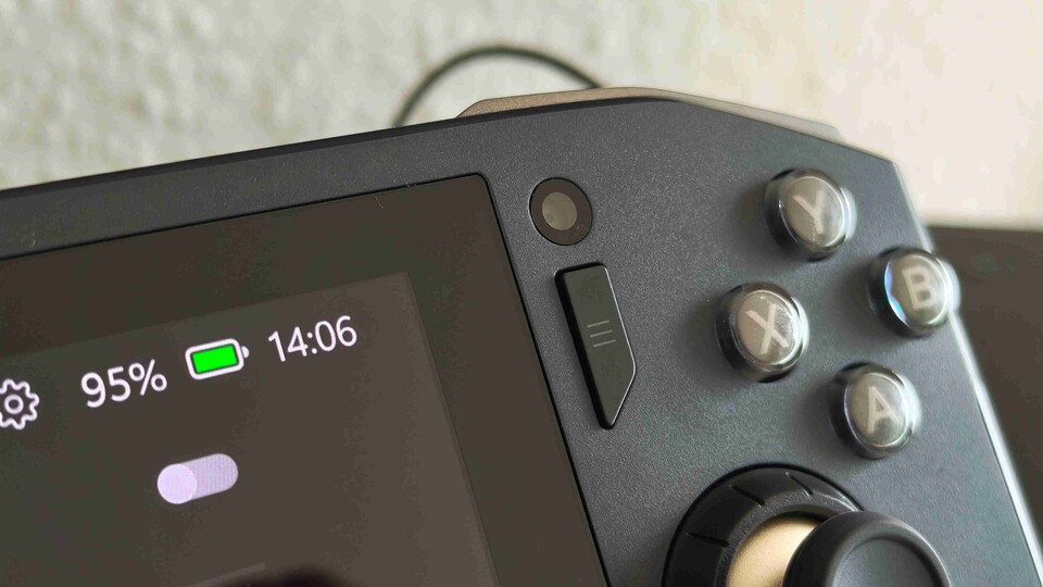 Ein kleines Extra, das ihr bei anderen Handhelds nicht findet: eine Webcam.