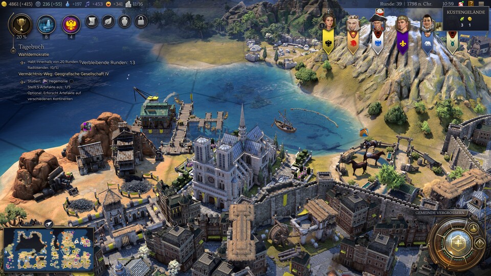 Einige Wunder wie Notre Dame steigern die Zufriedenheit.