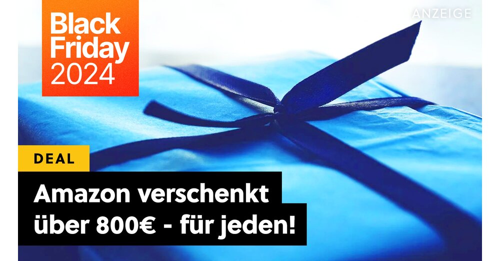 Amazon schenkt euch über 800€ zum Black Friday - aber nur, wenn ihr schnell seid!