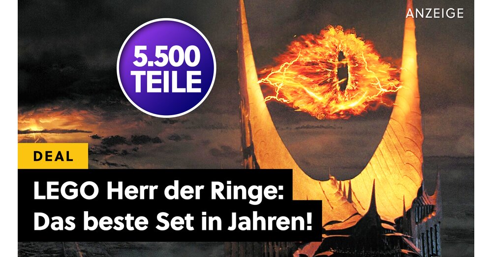 Deals: Das Auge Saurons sieht zu! - Das beste LEGO-Set seit Jahren ist fast einen Meter hoch! [Anzeige]