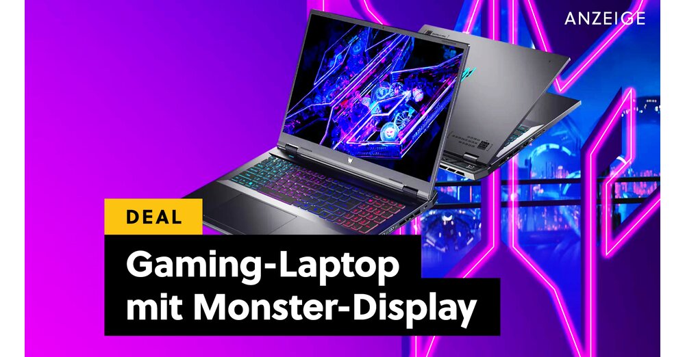 Budget-freundlicher Gaming-Laptop mit riesigem 18-Zoll-Display und RTX-Grafik im Angebot