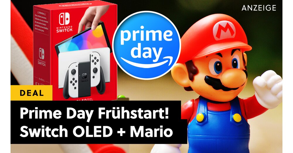 Nintendo startet zu früh in den Prime Day! Die Switch OLED mit einem
