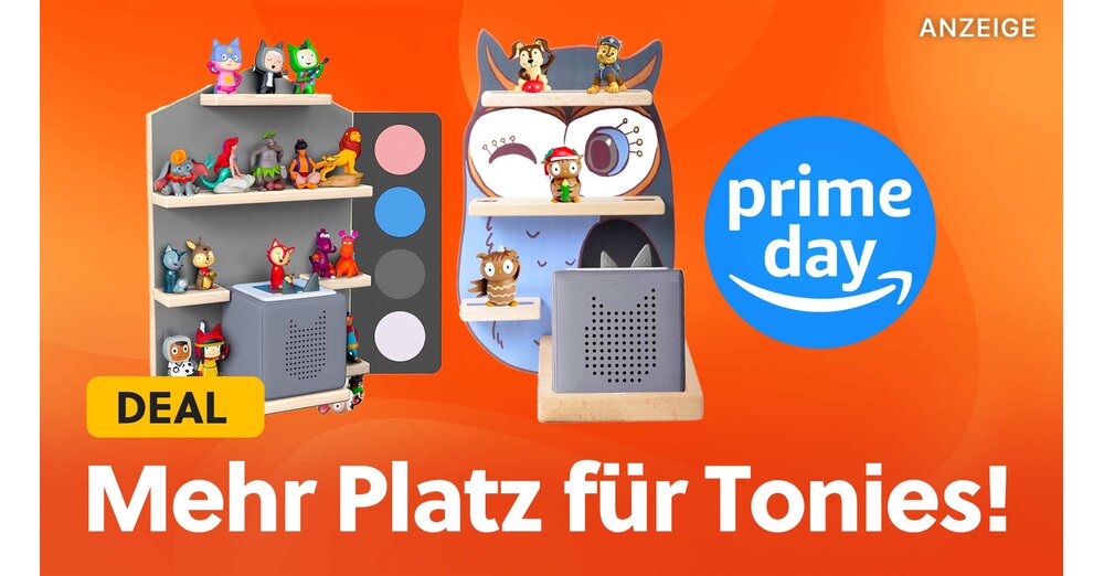Tonie-Box und Tonie-Figuren aufbewahren: Dank Amazon Prime Day schick und günstig