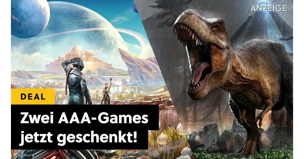 Avec T-REX et les vaisseaux spatiaux : vous venez de recevoir gratuitement deux fantastiques jeux AAA 