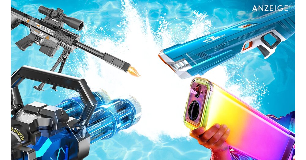 Water Warfare: Wenn ihr noch aus der Generation »Super Soaker« stammt, werden euch diese wilden Wasserpistolen umhauen!