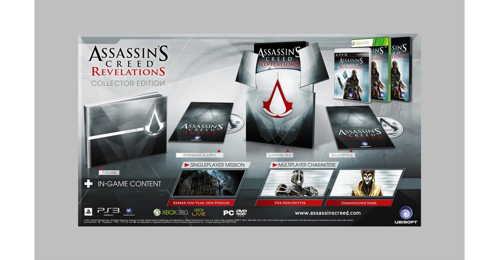 Assassin's Creed Revelations Animus Edition Collector Pour PS3 - édition Limitée - Comme Neuf