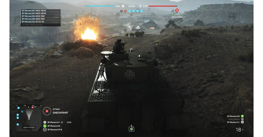 Battlefield 5-マルチプレイヤーモードのスクリーンショット