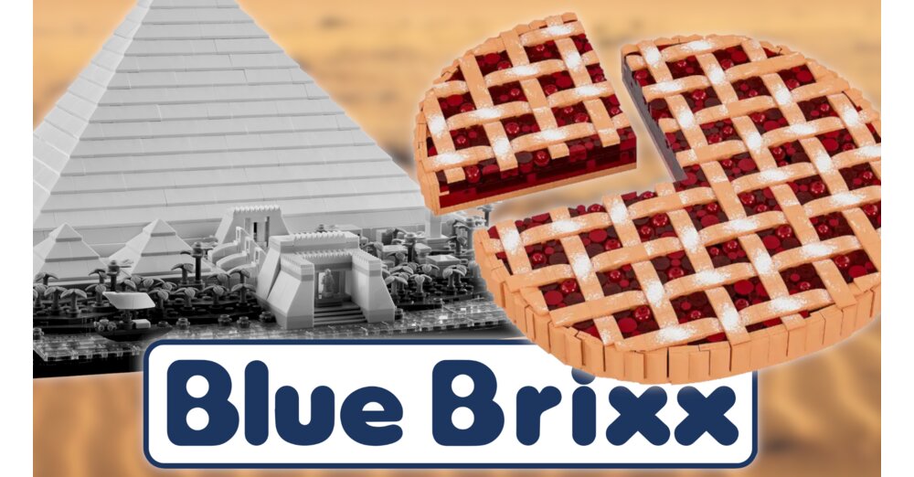 Lego hat eine halbe Pyramide, Bluebrixx einen Viertelkuchen: Fans sehen ...