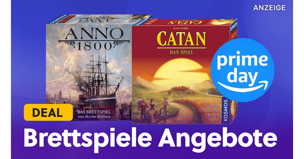 Amazon Prime Day 2023でのブレッティングゲーム：Anno 1800やCatanのようなゲームと安いサイコロ