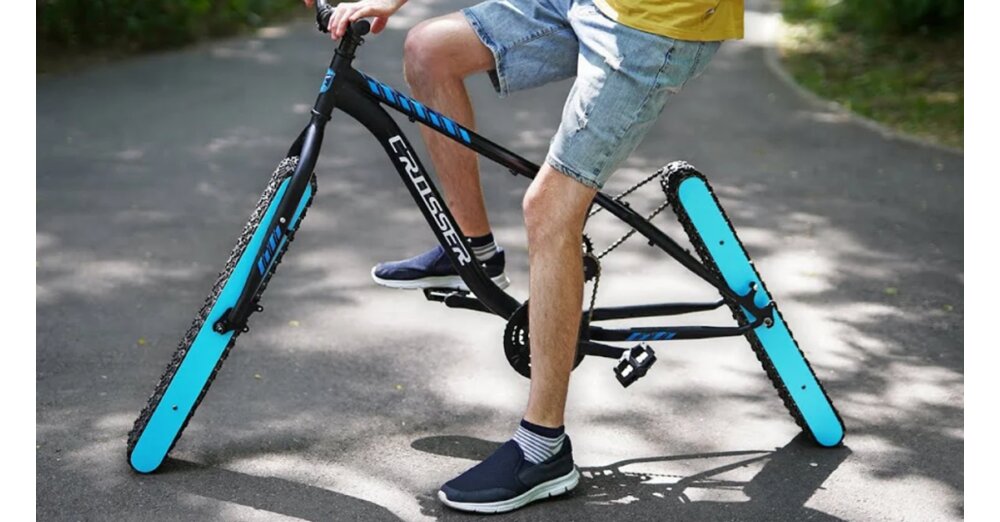 すべてのルールを破ります: この自転車には車輪がありません