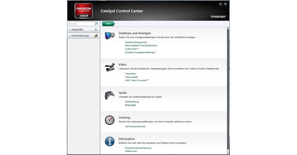 AMD Catalyst Control Center 2 - Screenshots