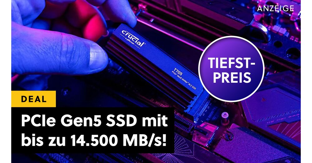 Noël amer pour Samsung &amp; Co. : le SSD PCIe 5.0 le plus rapide est désormais proposé à un prix extrêmement bas !