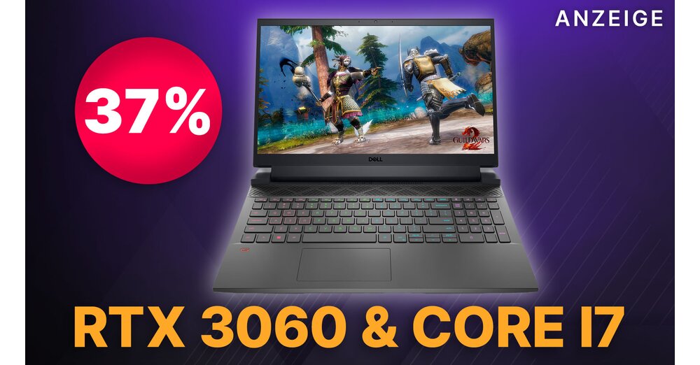 37% Rabatt auf Gaming Laptop mit RTX 3060 & Core i7 bei MediaMarkt