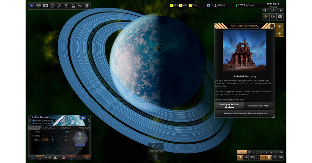 遠い世界2-戦術的な宇宙ゲームからの新鮮な写真