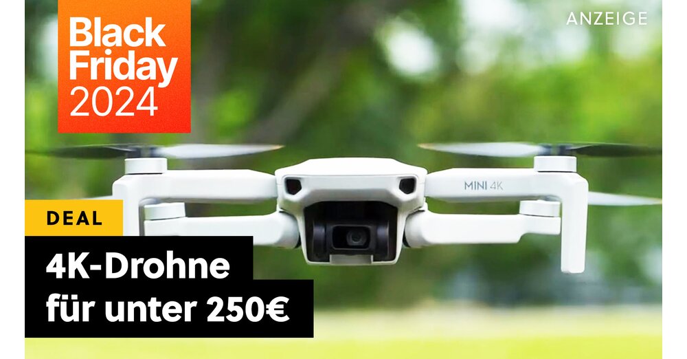 Ce drone caméra peut voler tout seul : Le DJI Mini 4K dans l'offre Black Friday sur Amazon