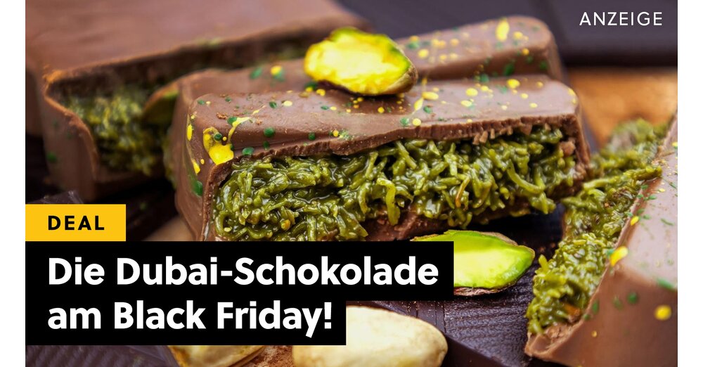 Le chocolat à la mode de Dubaï lors du Black Friday 