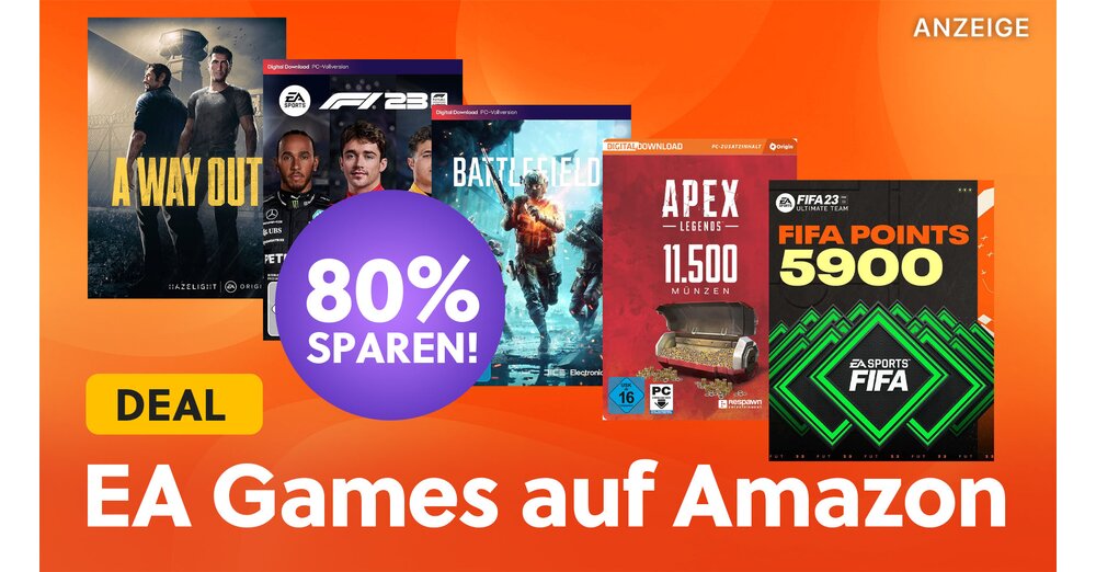 EA Games auf Amazon im Angebot Spart jetzt bis zu 80 auf das ganze