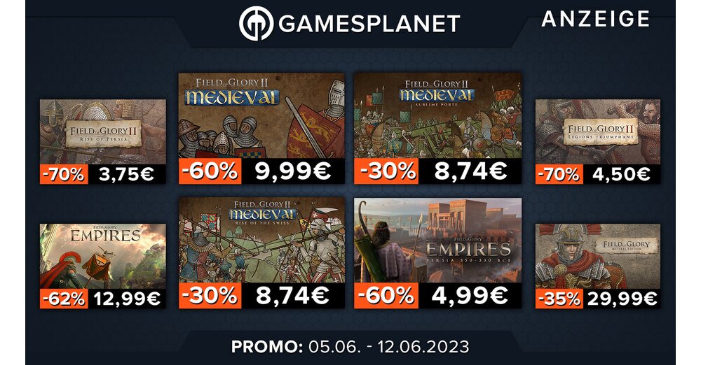 最高のラウンド戦略: 人気のフィールド オブ グローリー シリーズのすべてをお買い得価格でご堪能ください