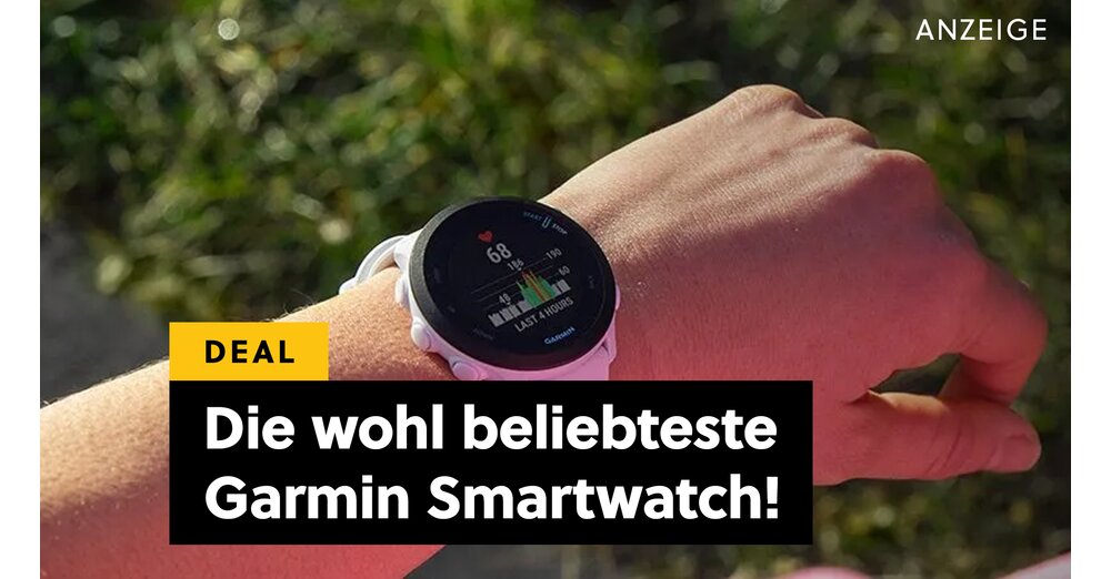 Diese Garmin Smartwatch geht über die Ladentheke wie warme Semmeln - der Preis-Leistungs-Champion der Marke gibt es jetzt zum Hammerpeis!