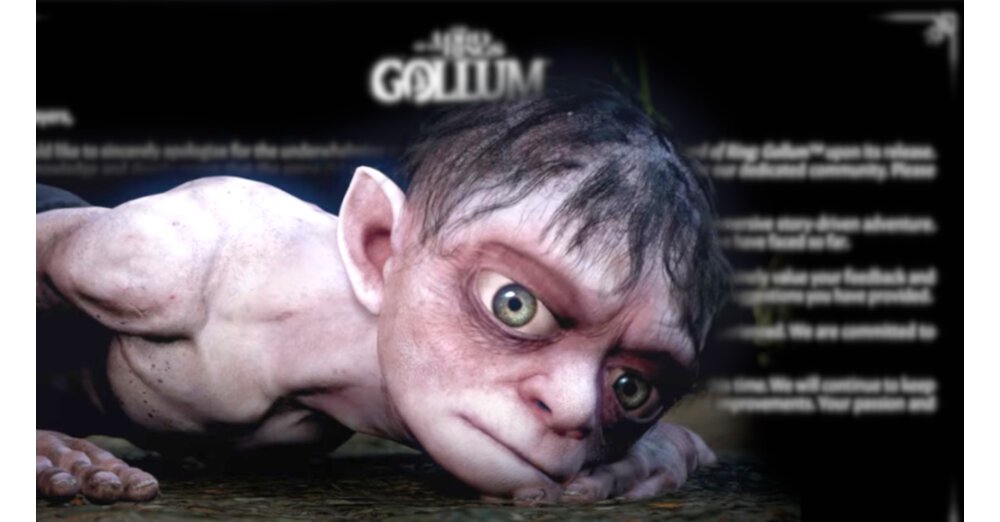 Gollum：スタジオは謝罪し、リングゲームの紳士のために何百万人もの人を獲得します