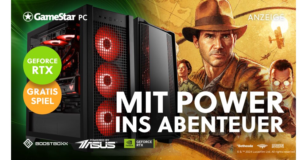 Même Indy s'affaiblit : Crazy GameStar PC s'occupe des graphiques GeForce et de la version complète d'Indiana Jones