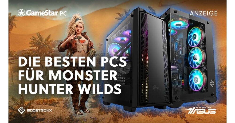 Bien préparés pour la sortie de Monster Hunter Wilds : ces PC de jeu gèrent facilement les moments forts de l'action.