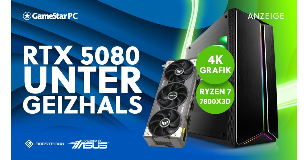 Le meilleur PC de jeu avec RTX 5080 pour moi est encore moins cher que de le construire vous-même! Saisissez la nouvelle carte graphique 4K de Nvidia