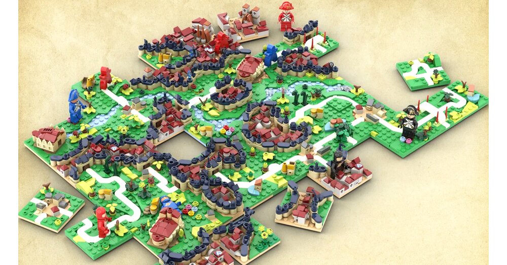Carcassonne ganha versão em Lego: projeto precisa de apoio para se tornar realidade