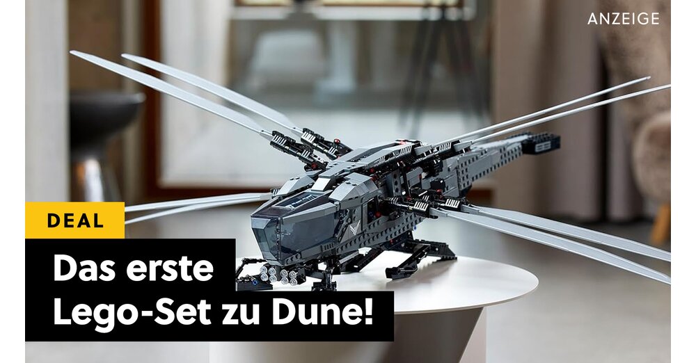 Le premier ensemble LEGO pour Dune bénéficie désormais d'une réduction importante : procurez-vous l'Ornithoptère royal Dune Atreides officiel sur Amazon !