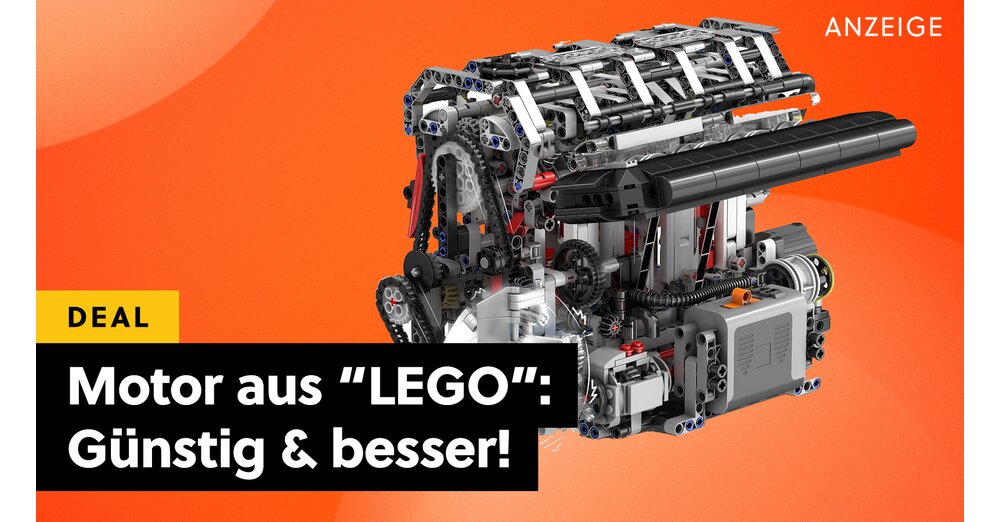 Besser als LEGO Technic: Grandioser Motor aus fast 2.000 ...