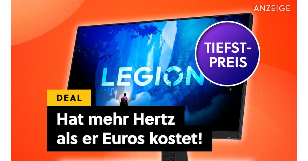 Amazonのオファーでは、180Hzと0.5ミリ秒の応答時間を備えたLenovoからの27インチWQHDゲームモニター：安くはありませんでした！