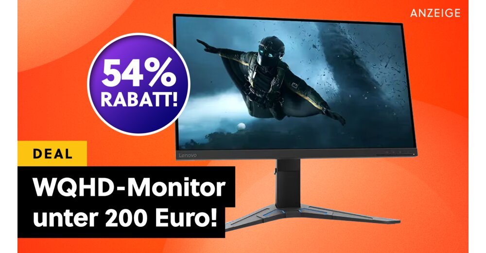 Moniteur WQHD à prix cassé : Lenovo propose désormais une qualité haut de gamme à moitié prix !