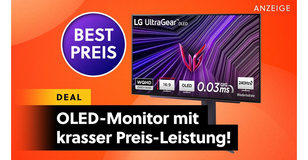 新的最佳價格：LG現在正在製作一個OLED監視器，現在以公然的價格發出額外的價格便宜了！