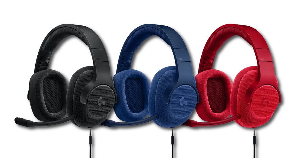 メッシュ光学のLogitech G433およびG233-light-light Gamingヘッドセット