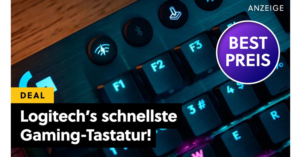 Le clavier mécanique le plus rapide de Logitech est désormais moins cher que jamais sur Amazon 