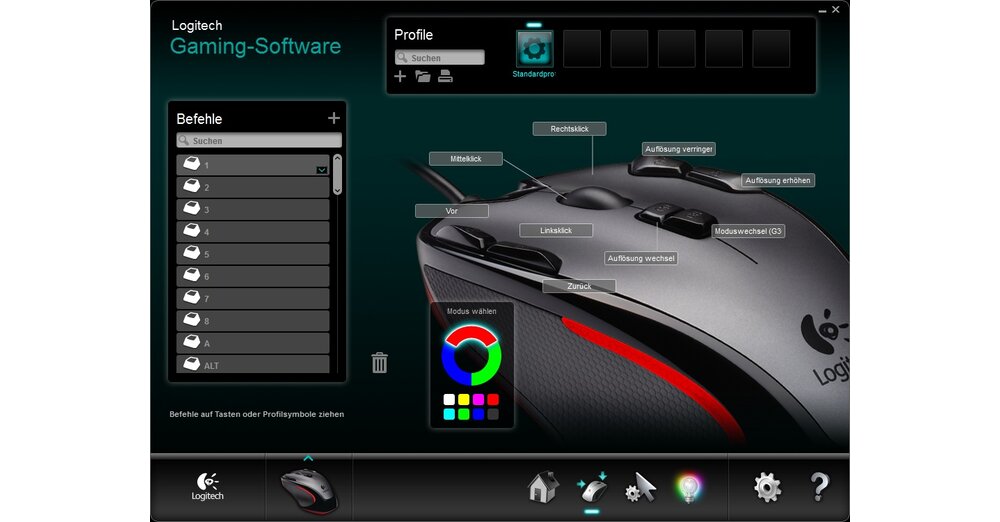 Logitech Gamepanel Software Logitech Gaming Software - Screenshots