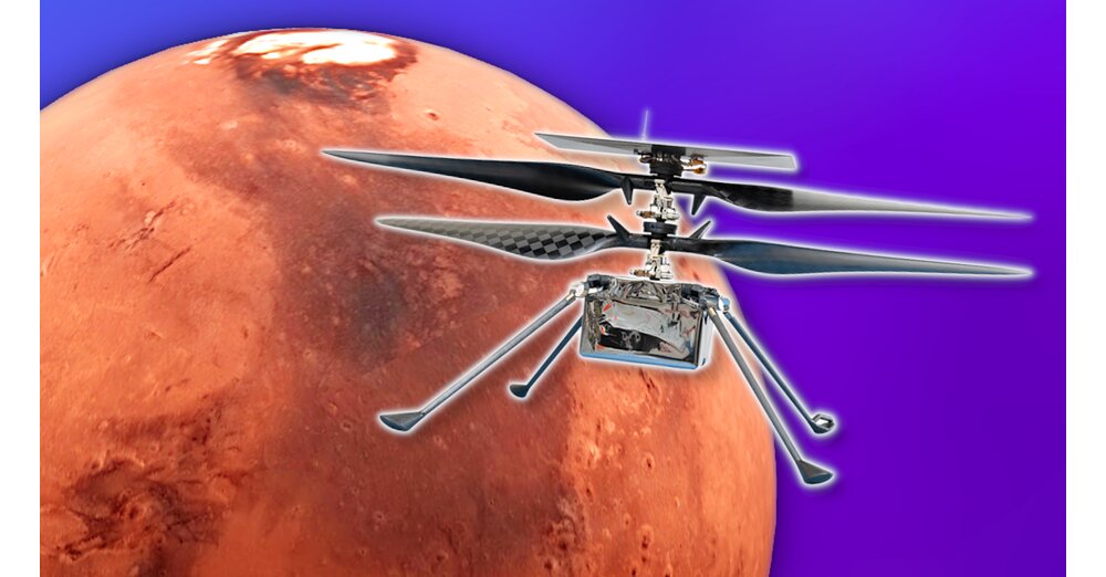 NASA の写真: 火星探査機には、見つけるのが非常に難しい飛行仲間がいます