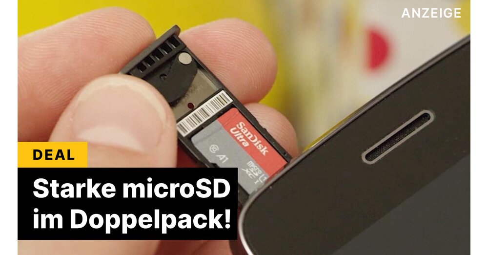 microSD en pack double : la solution de stockage la plus importante pour tous les appareils mobiles est actuellement en vente !