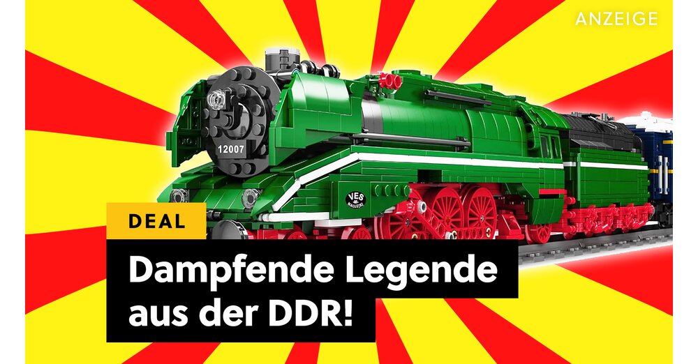 Die schnellste Dampflok kommt nicht aus Japan, sondern aus der DDR! Diese LEGO-Alternative gibt euch einen Hauch Ostalgie