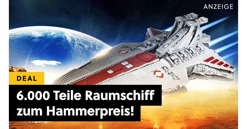 Weit über 6.000 Teile und 1,2 Meter lang: Dieses Modell zeigt LEGO Star ...