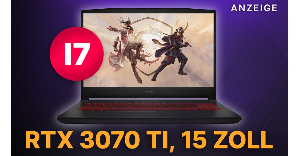 最もシャープなゲーミング ラップトップ: RTX 3070 Ti、Intel i7 CPU、144 Hz を搭載した MSI Katana が大幅割引!
