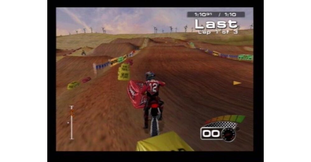 Ricky Carmichael PlayStation 2をフィーチャーしたMX 2002