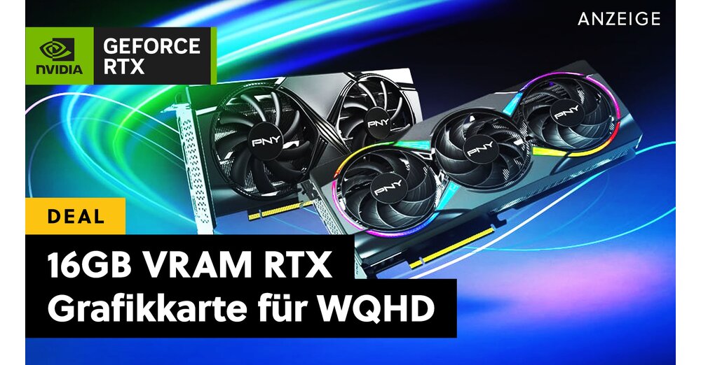 The cheapest NVIDIA graphics card with 16GB VRAM, DLSS & Frame Generation!