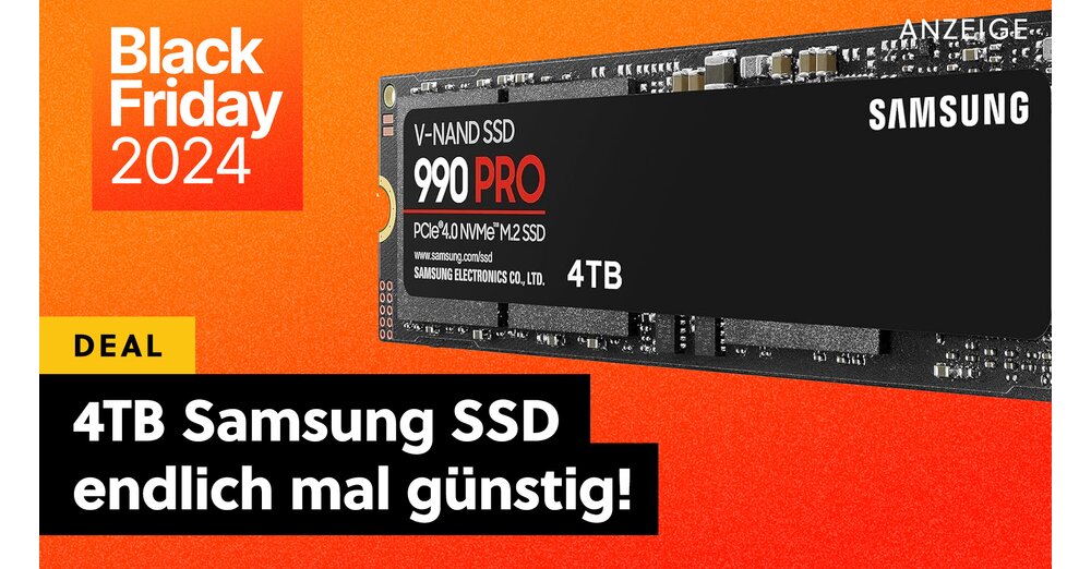 Samsung 990 Pro 4 To et 2 To : LE SSD pour PC gamer est enfin nettement moins cher !