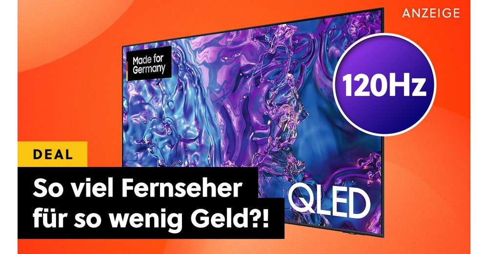 Le rêve de votre propre home cinéma devient réalité : téléviseur Samsung QLED 85 pouces avec 120 Hz, HDR et HDMI 2.1 au meilleur prix sur Amazon