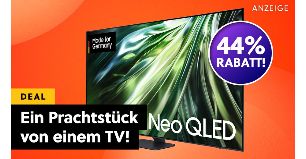 75 pouces Samsung Neo Qled TV avec 144 Hz et HDR dans l'étui à prix spectaculaire à MediaMarkt: Le mini-LED 4K est bon marché que jamais!