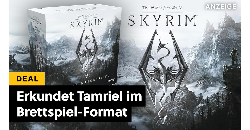 Une aventure épique pour votre table de jeu : obtenez Skyrim comme chef-d'œuvre du jeu de société à un prix avantageux sur Amazon !