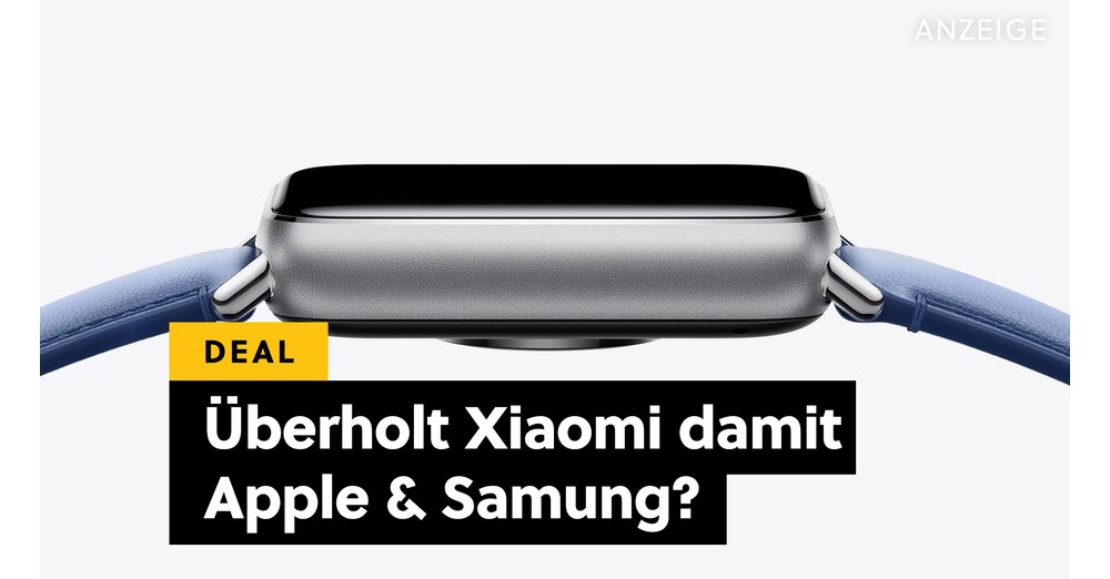 Xiaomi hat es mal wieder geschafft: Ihre neue Smartwatch ist umwerfend schön und kostet lächerlich wenig