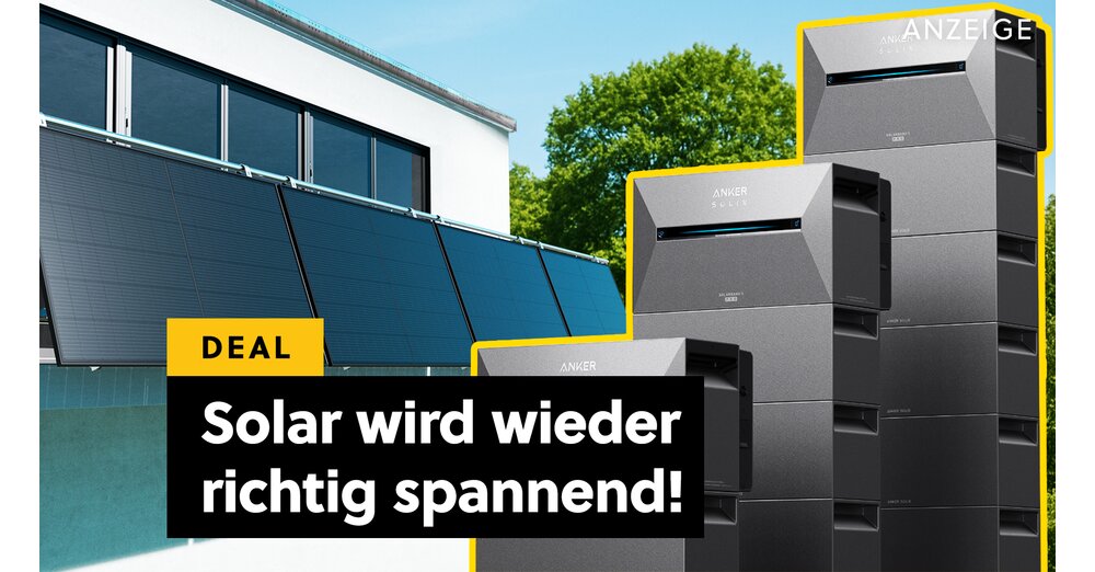 XL-Stromspeicher und ein 2000-Watt-Balkonkraftwerk zum Hammerpreis: Damit wird Solar 2025 zur Goldgrube!