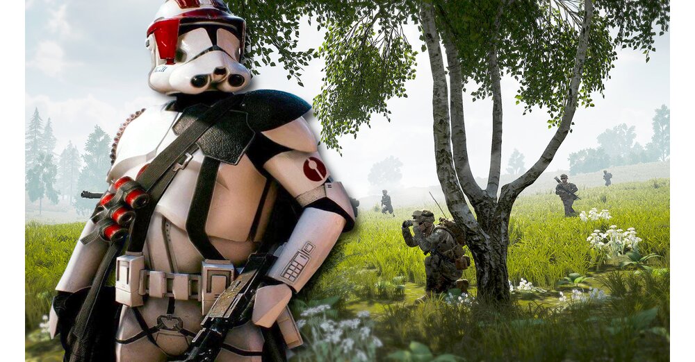 巨大なmodは、100人のプレーヤーを持つスターウォーズをハードコアシューティングゲームにします